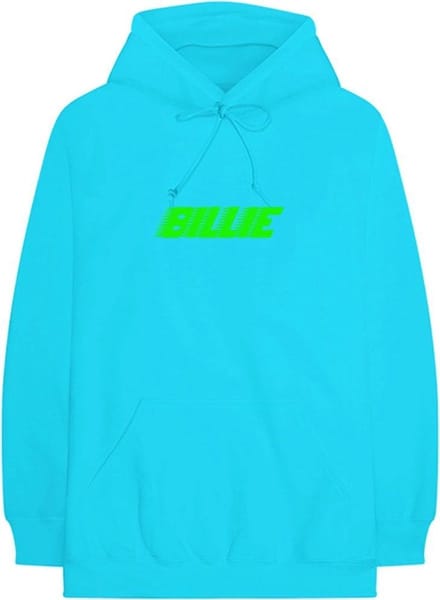 Billie Eilish - Thermal Photo Hoodie/trui - M - Blauw