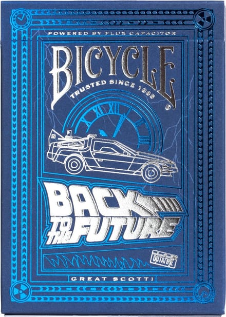 Bicycle Back to the Future - Speelkaarten - Premium - Poker - Doc Brown - Marty McFly - Delorean - Ultimates - Collectible