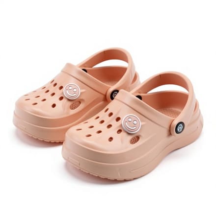 ATTREZZO® Slippers - Badslippers - Klompen - Clogs - Kinderen - Maat 28-29 - Zalm
