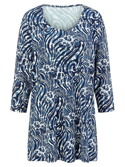 Lang shirt 3/4-mouwen Van Emilia Lay wit