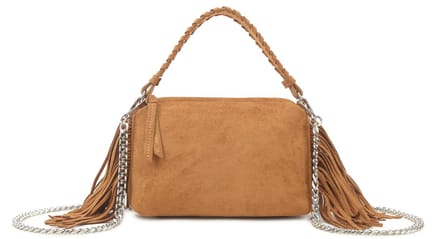 Giuliano kunstlederen suede handtas Lunelle - Dames - Bruin
