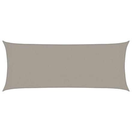 vidaXL - Zonnezeil - 160 - g/m² - rechthoekig - 2x5 - m - HDPE - lichtgrijs