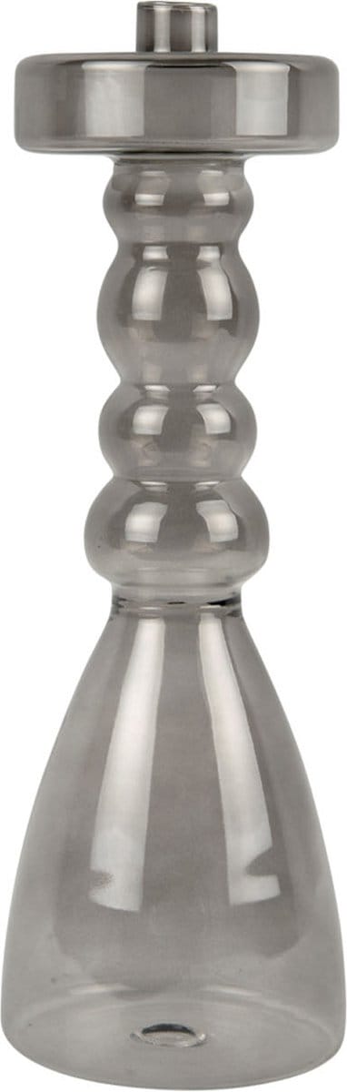 Present Time Kandelaar Pawn - Zwart - Ø11x30,5cm - Scandinavisch,Modern
