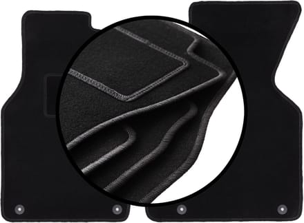 Complete set veloursmatten voor: Volkswagen Transporter T4 Multivan bestelwagen (1993-2001)