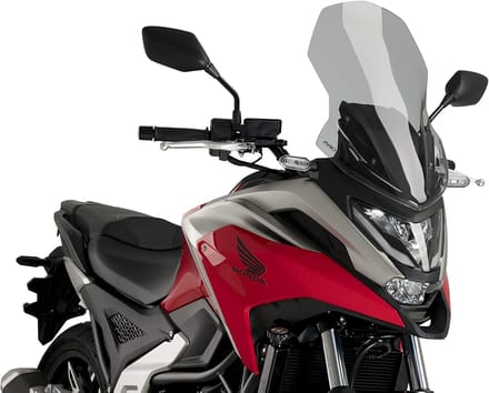 Touring Schijf - Windscherm Deflector - Aerodynamische Bescherming - UV Bescherming - 4mm Dik - Getint