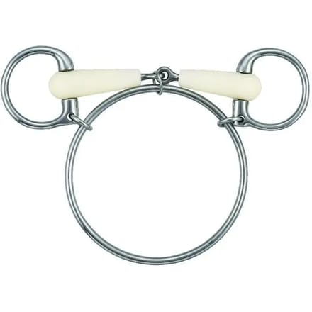 2-rings enkelgebroken paardenbit Soyo Happy Mouth Dexter Ring