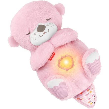 Fisher-Price Bedtijd Otter - Roze pluchen babyspeelgoed