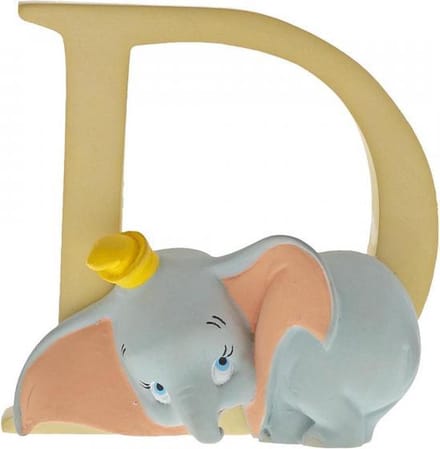 Disney Enchanting Beeldje Letter D - Dumbo -7 cm