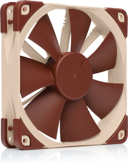 Noctua NF-F12 5V PWM - Case ventilator - 120mm - Brown - 22 dBA