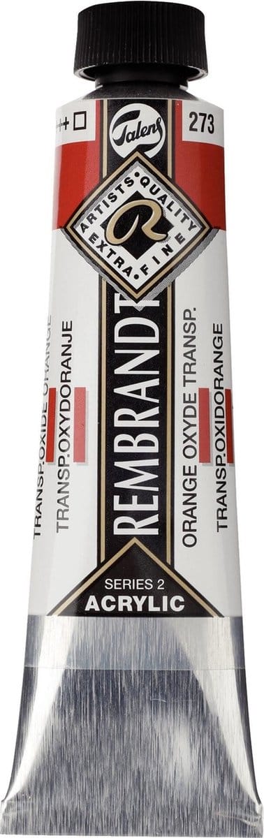 Rembrandt Acrylic Verf Serie 2 Transparent Oxide Orange (273)