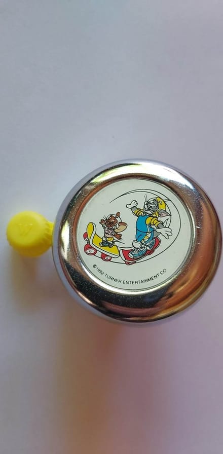 Widek - Fietsbel - Tom & Jerry - Chroom geel