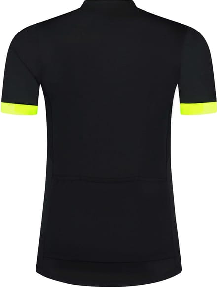 Rogelli Core Heren Fietsshirt - Korte Mouw - Korte Rits - Zwart/Fluor