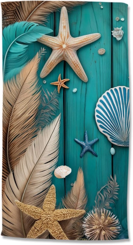 Good Morning Bali Strandlaken - 100x180 cm - Aqua