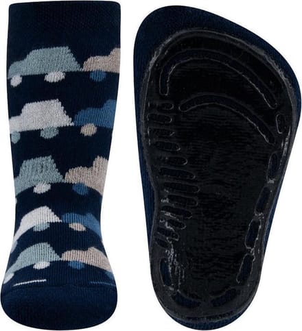 Antislipsok Donkerblauw met Auto's-31/34
