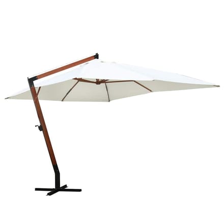 vidaXL - Parasol - 300x400 - cm - wit