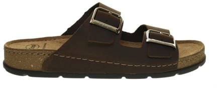 Scholl Bora 2 Bruin Olied Herenslipper maat 42