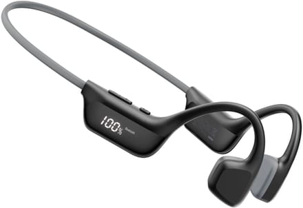 DOOGEE BoneBeat Run Beengeleiding Hoofdtelefoon - Bluetooth 6.0 - Open Oor - Waterdicht - LED Display - Sport Oordopjes