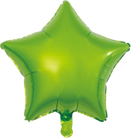 Wefiesta Folieballon Ster 45 Cm Lichtgroen