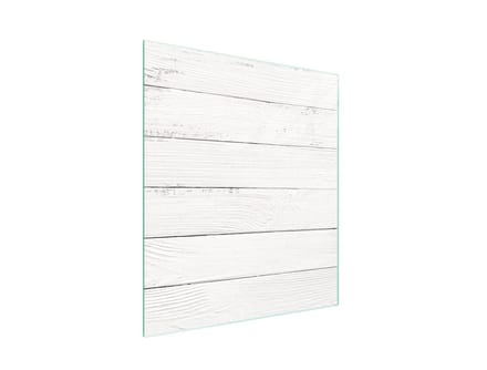 TMK ArtDeko - Snijplank - Glas - 45x52 cm - Houten Motief