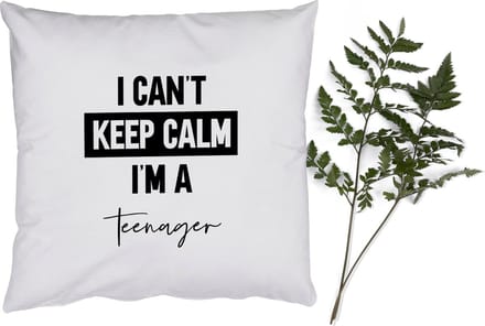 Sierkussens - Kussentjes Woonkamer - 45x45 cm - Kinderen - Quote - Zwart - Wit