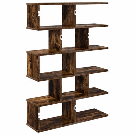 vidaXL - Wandplank - Gerookt - eiken - 70 - x - 20 - x - 100 - cm - Bewerkt - hout