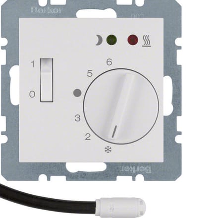 Hager Berker vloerthermostaat met contactschakelaar - 20348989