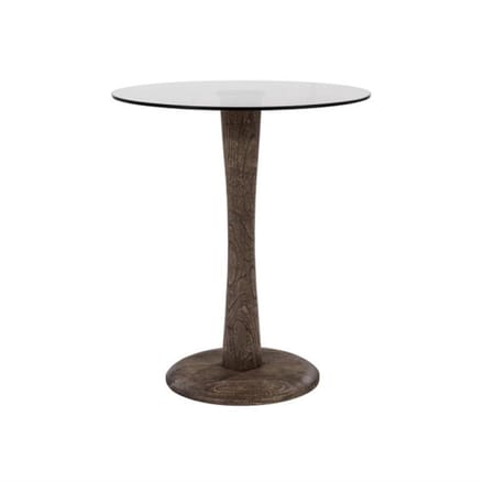 Bijzettafel Boogie 60x60cm Bruin | BY-BOO