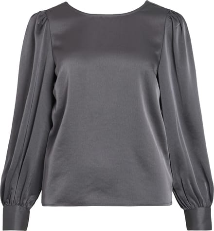 VILA - VILONE O-NECK L/S KNOT TOP - Dames - Blouses