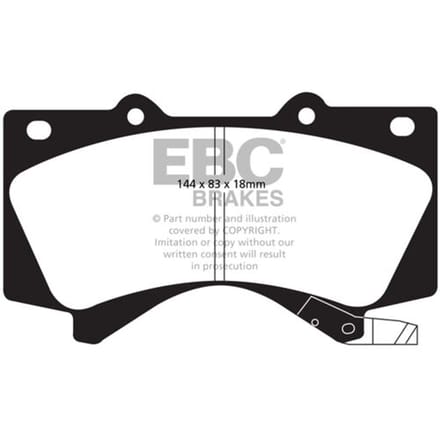 Remblokken tunen EBC BRAKES DP51815NDX