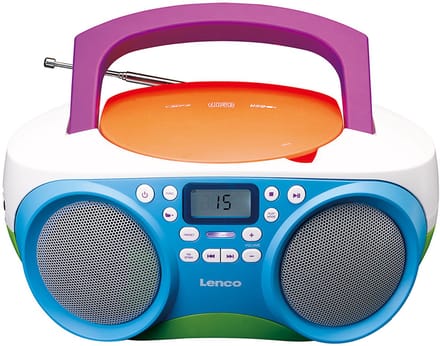 Lenco SCD-41 - Draagbare Radio cd speler met mp3, USB en AUX - Kids