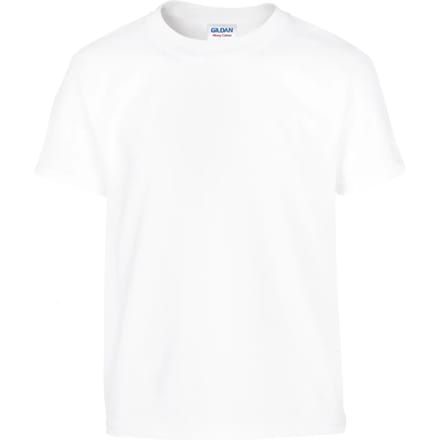 Gildan Heavy Cotton™Classic Fit Youth T-shirt GI5000B - White - 7/8 years (M)