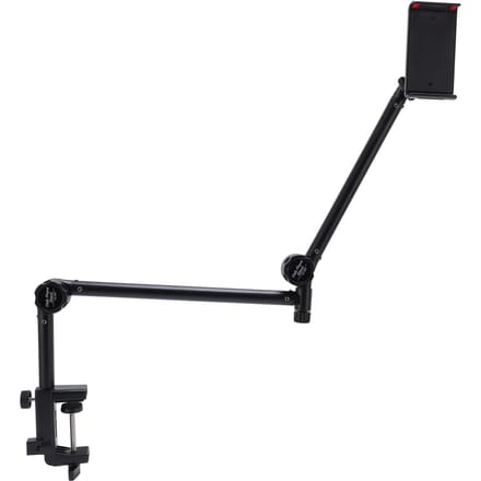 Microfoonophanging 360 Graden Antislip 1,5 kg Draagvermogen Metalen Microfoonarm Bureau met Telefoon black