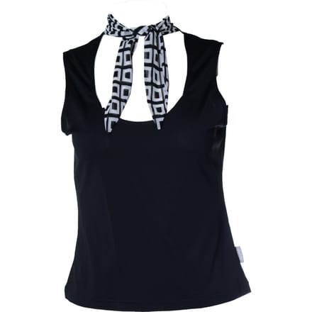 Versace jeans couture, Zwarte sjaaltop