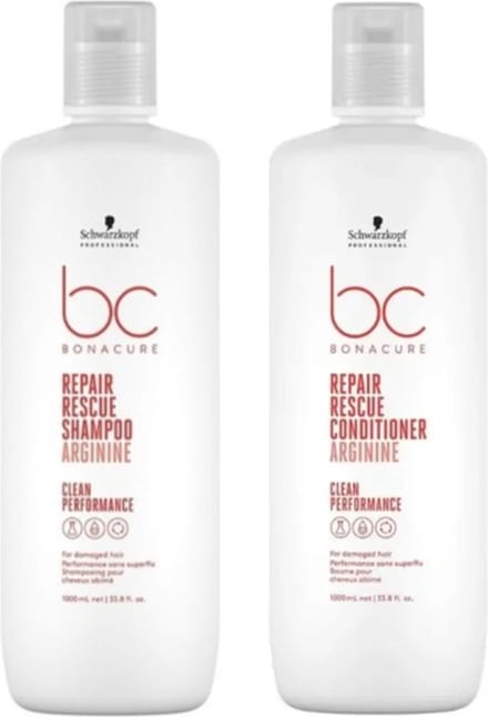 Schwarzkopf BC Repair Rescue Shampoo & Conditioner - 2x1000ml