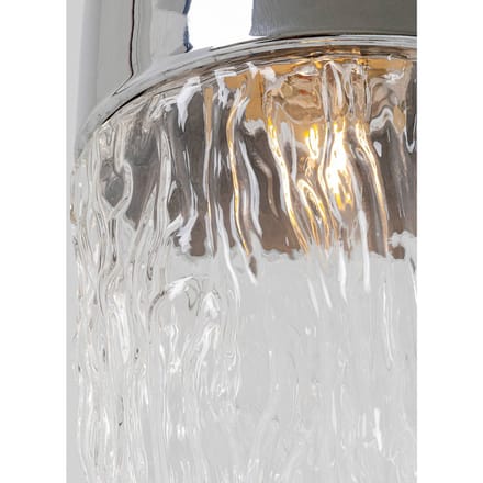 KARE Frozen hanglamp 1-lamp chroom Ø 17cm