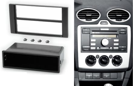 1-DIN FORD Focus II, C-Max 2005-2011; S-Max, Fusion, Transit 2006-2011; Fiesta, Galaxy 2006-2008; Kuga 2008-2012 w/pocket frame Audiovolt 10-001