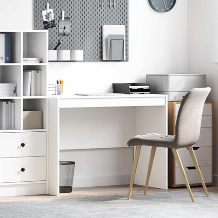 vidaXL - Bureau - Wit - 100 - x - 50 - x - 76 - cm