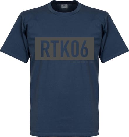Retake RTK06 Bar T-Shirt - Denim Blauw - M