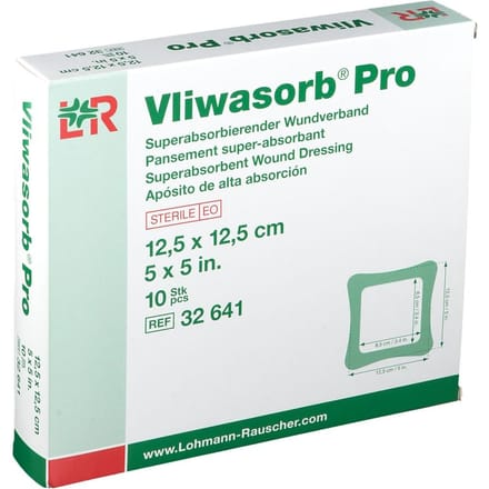 Vliwasorb Pro Absorberend Verband 12,5 x cm 10