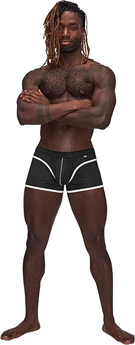 Male Power Mini Short - L black Small