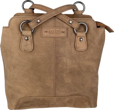 Rugzak Dames - Schoudertas - Crossbody - Lichtbruin
