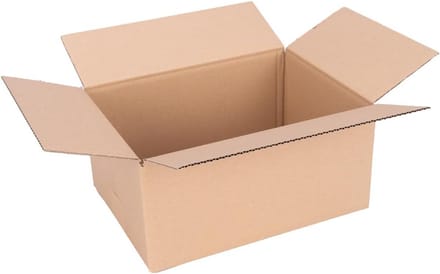 Stevige bruine verzenddozen 250x175x100 mm - 1-golf karton voor DHL en pakketdiensten