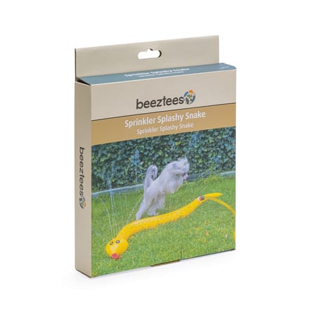 Beeztees Hondenspeelgoed Splashy Snake Geel 150 cm - Hond