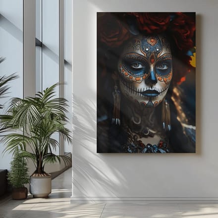 Foto op Canvas - Day Of The Dead - 90x60 cm