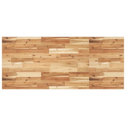 vidaXL - Wastafelblad - met - olieafwerking - 120x60x2 - cm - massief - acaciahout