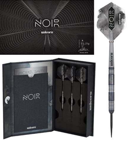 Unicorn Michael Smith Noir 90% - Dartpijlen - 23 Gram
