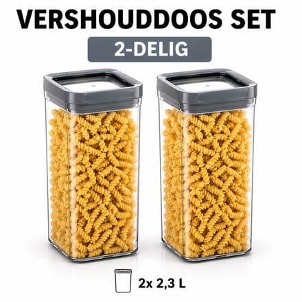 Curver - 2x Vershouddoos - 2,3 L - Dry Food Storage