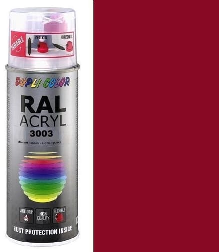 Motip Dupli-Color Spuitbus Acryl Hoogglans - RAL 3003 Robijnrood