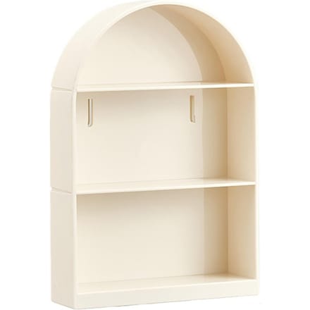 Wandgemonteerde Vitrine Blind Box Figuren Display Case Handwerk Opbergdisplayrek Stofdicht white