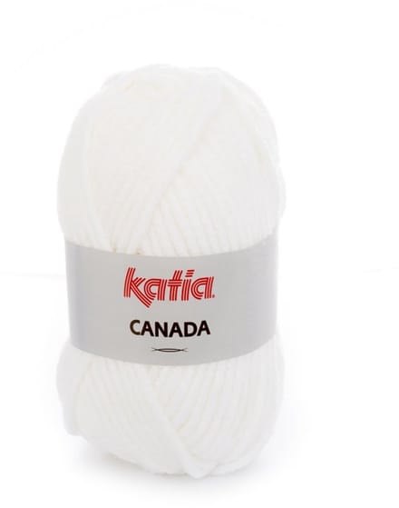 Katia Canada - 01 wit - Acryl Garen